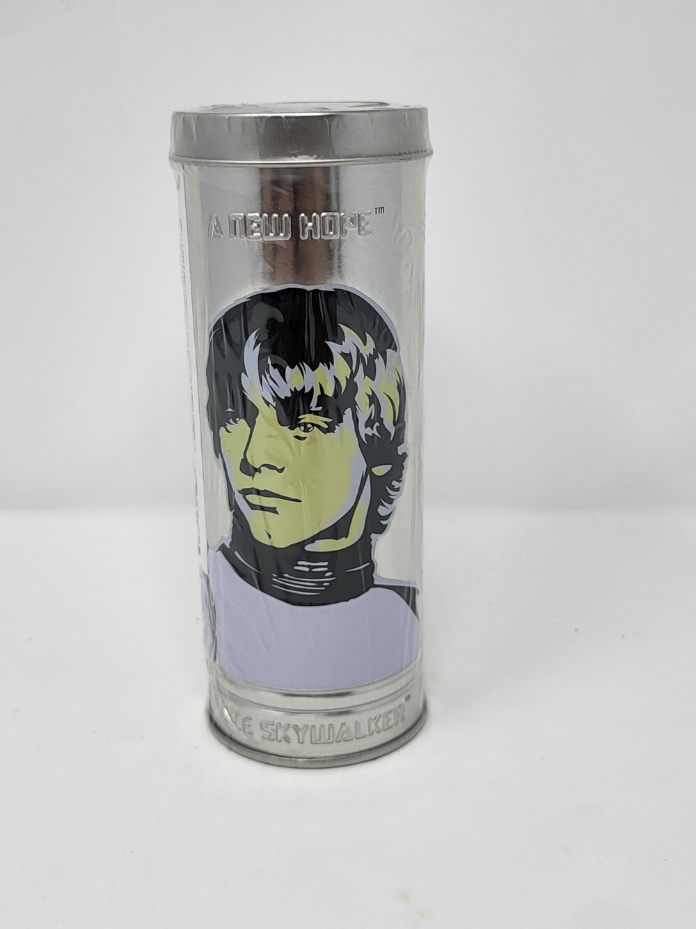 Star Wars Luke Skywalker Tin with Silver and Green Artwork